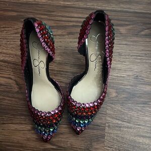Jessica Simpson Multicolor Embellished Women's Shoes